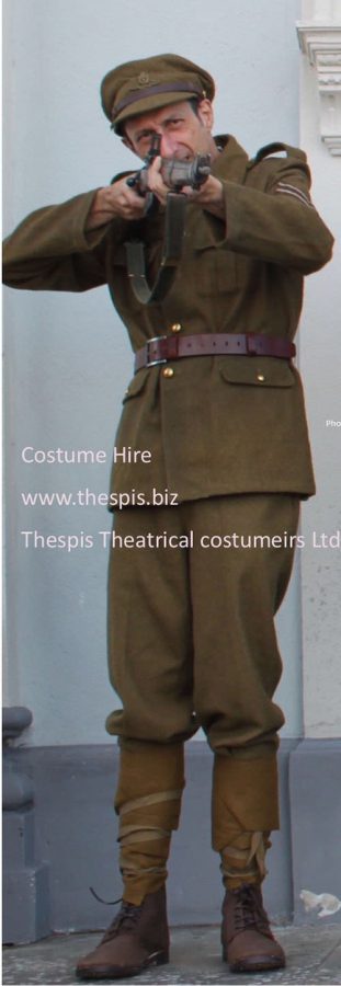 British Military WW1.   Uniform hire by Thespis Costumiers